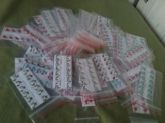 KIT DE  25 CARTELAS COM 8 ADESIVOS